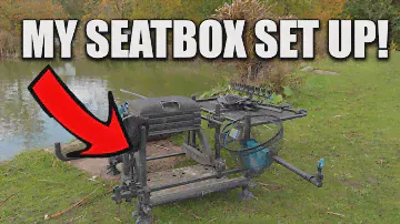 MY SEATBOX SET-UP for pole fishing